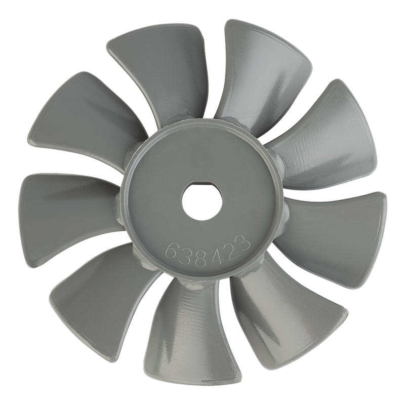 थॉमस 2650 और 2660 ग्रे पंखा - 1/2" शाफ्ट 638423